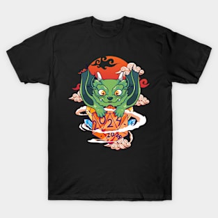 Chinese New Year 2024 Year of The Dragon Dice T-Shirt